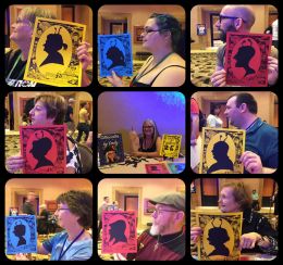 A sample of Emily's silhouette work from ISCAcon24. as it appears on page 14 of this issue