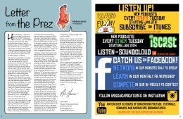 Letter From the Prez Page 2 as it appears in the issue